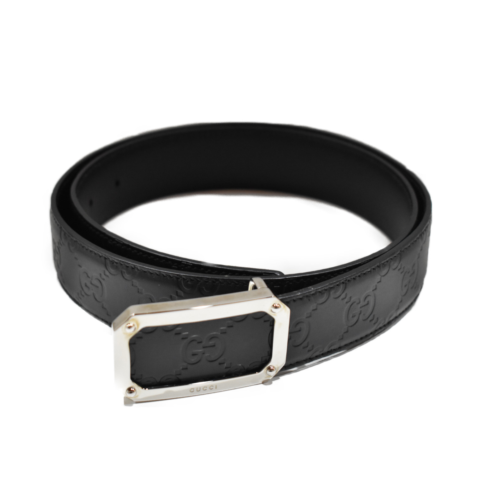 Gucci Leather Belt Leather Black
